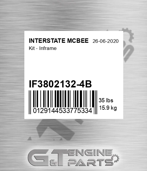 IF3802132-4B Kit - Inframe