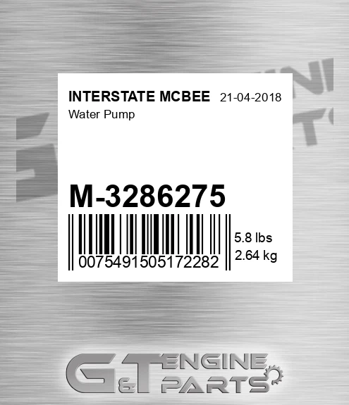 M-3286275 Water Pump