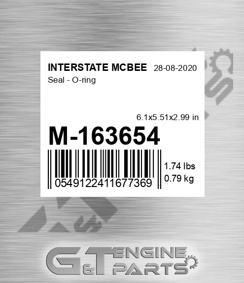 M-163654 Seal - O-ring