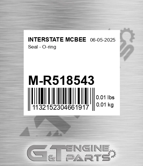 M-R518543 Seal - O-ring