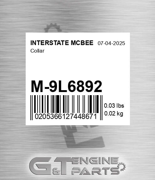 M-9L6892 Collar for INTERSTATE MCBEE