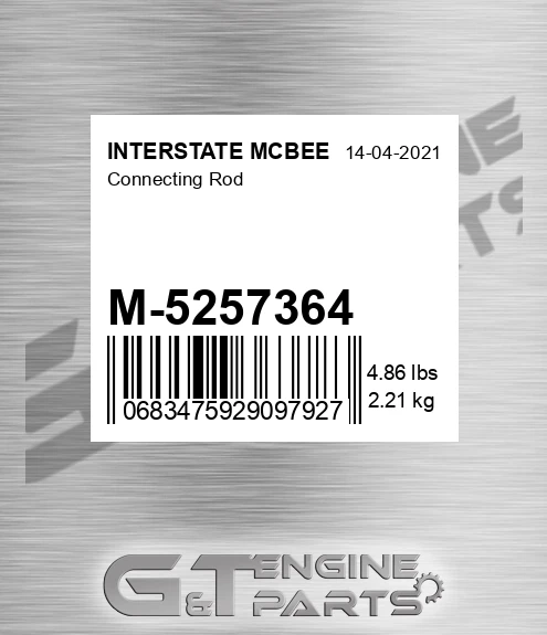 M-5257364 Connecting Rod for INTERSTATE MCBEE