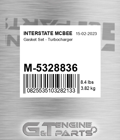 M-5328836 Gasket Set - Turbocharger