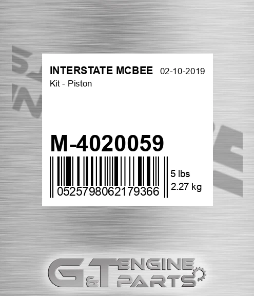 M-4020059 Kit - Piston