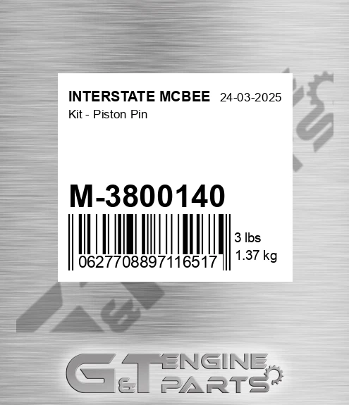 M-3800140 Kit - Piston Pin