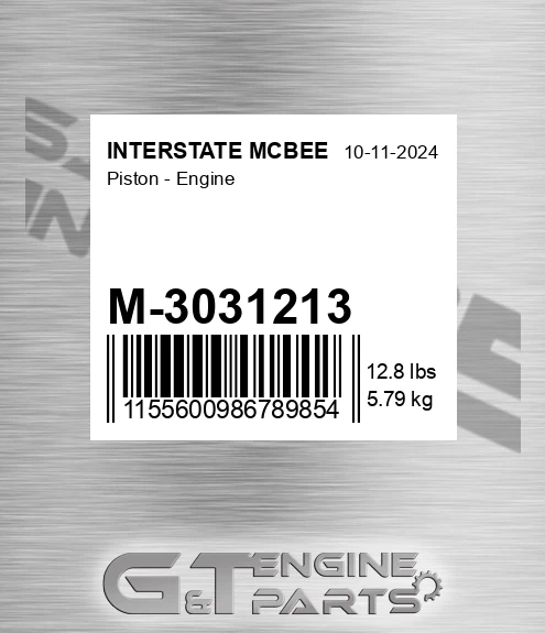 M-3031213 Piston - Engine