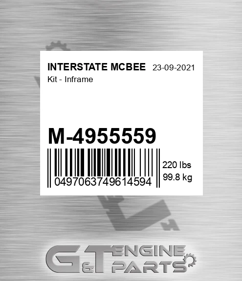 M-4955559 Kit - Inframe