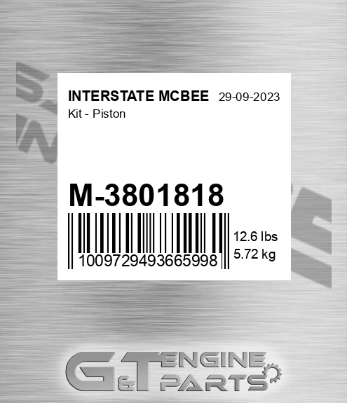 M-3801818 Kit - Piston