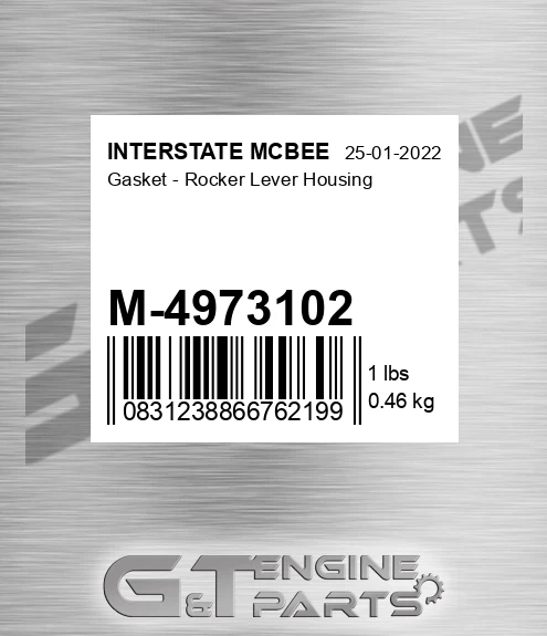 M-4973102 Gasket - Rocker Lever Housing