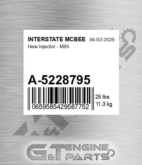 A-5228795 New Injector - M95