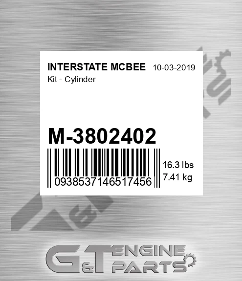M-3802402 Kit - Cylinder