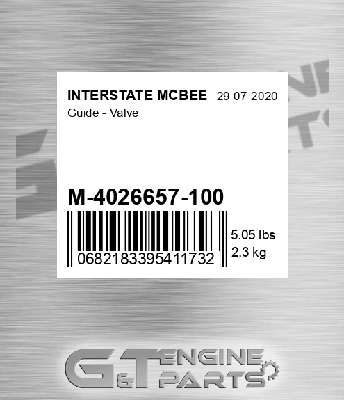 M-4026657-100 Guide - Valve