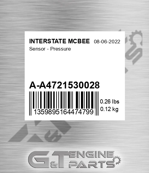 A-A4721530028 Sensor - Pressure