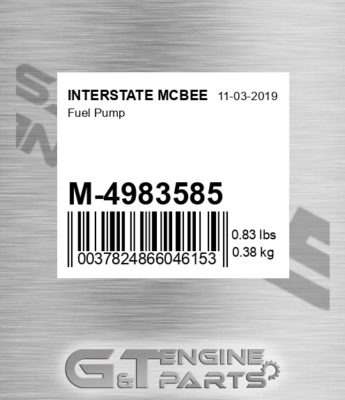 M-4983585 Fuel Pump