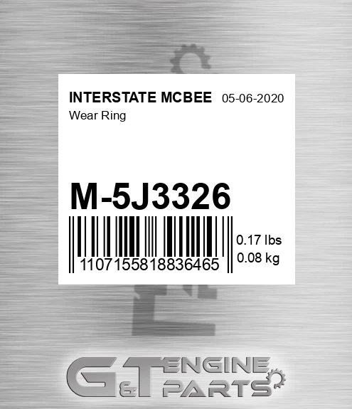 M-5J3326 Wear Ring