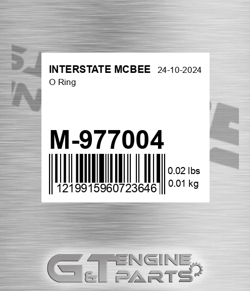 M-977004 O Ring