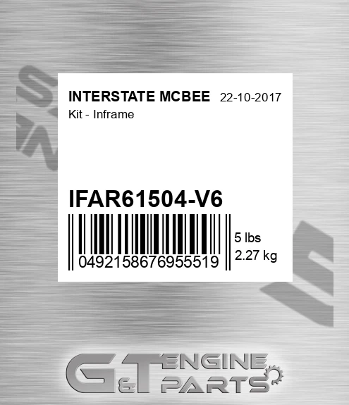 IFAR61504-V6 Kit - Inframe