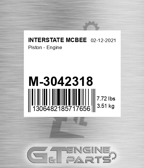 M-3042318 Piston - Engine