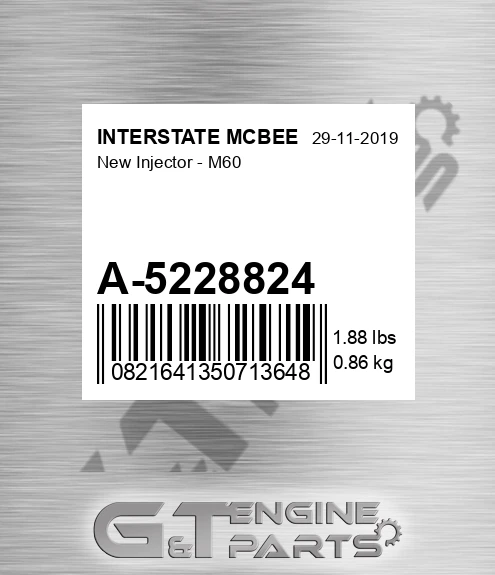 A-5228824 New Injector - M60