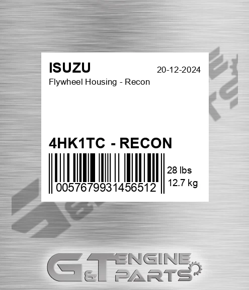 4HK1TC - RECON Flywheel Housing - Recon