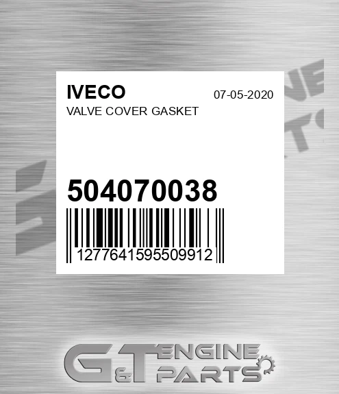 504070038 Valve Cover Gasket