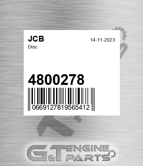 4800278 Disc