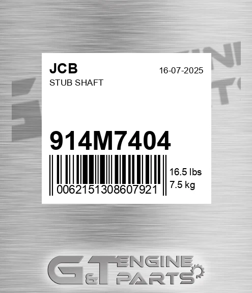 914/M7404 Axle Shaft