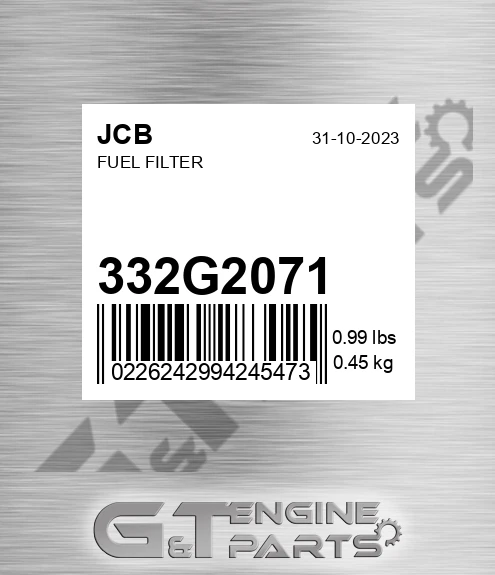 332/G2071 Fuel Filter
