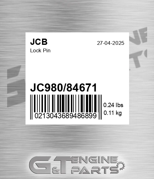 JC98084671 Lock Pin