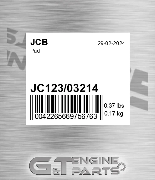JC123-03214 Pad