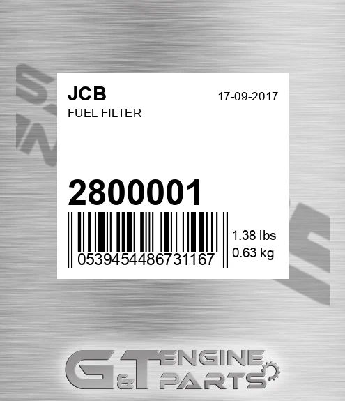 2800001 Fuel Filter