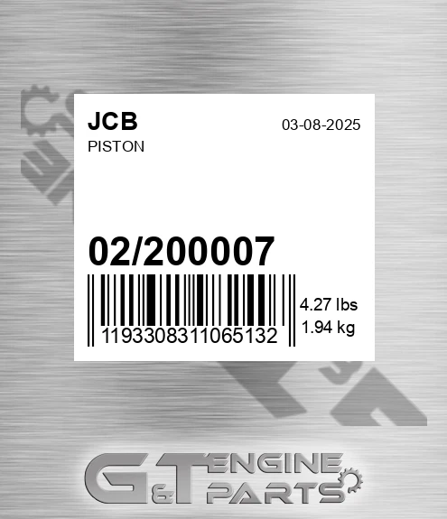 02/200007 Piston
