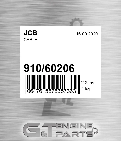 910/60206 Cable