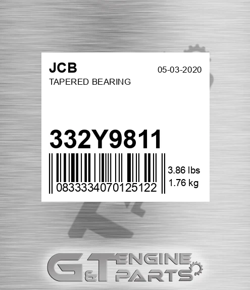332/Y9811 Tapered Bearing
