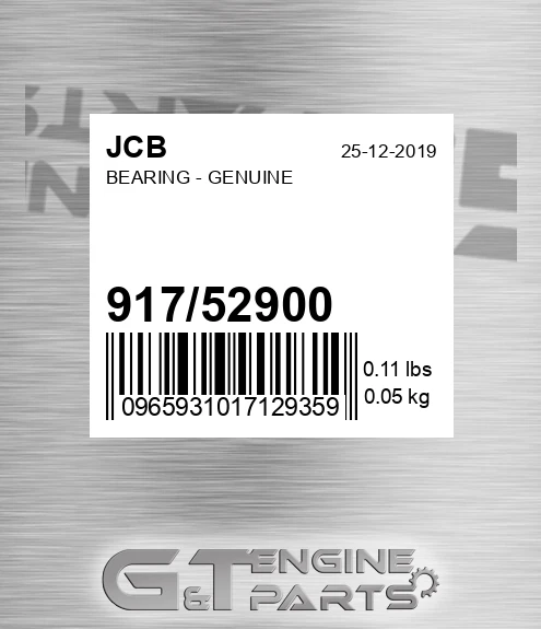 917/52900 Bearing - Genuine