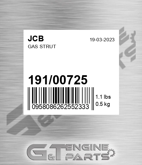 191/00725 Gas Strut