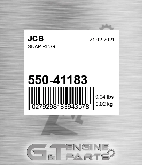 550/41183 Snap Ring