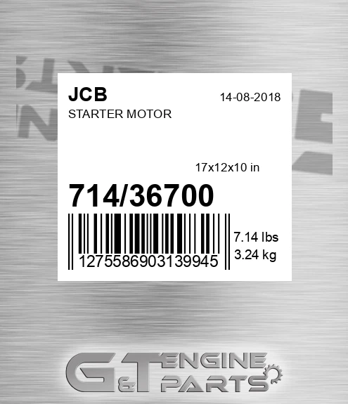 714/36700 Starter Motor