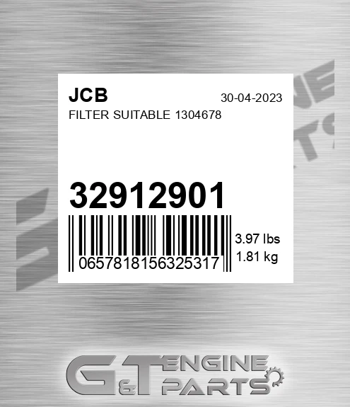 32/912901 Filter Suitable 1304678
