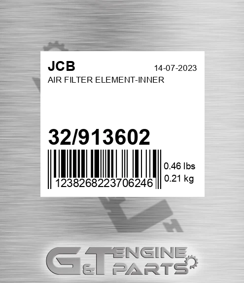 32/913602 Air Filter Element-inner
