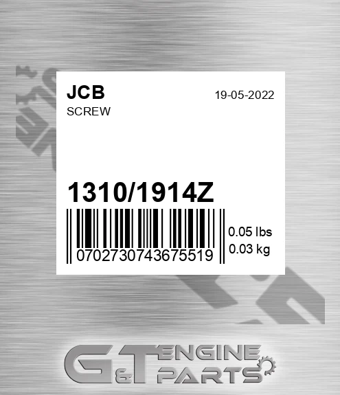 1310/1914Z Screw