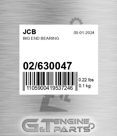 02/630047 Big End Bearing