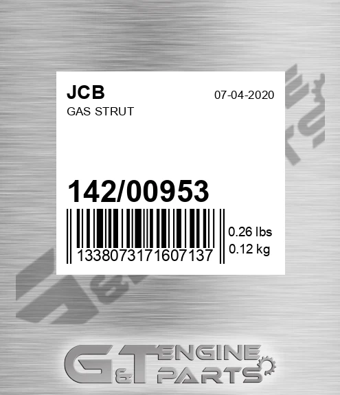142/00953 Gas Strut
