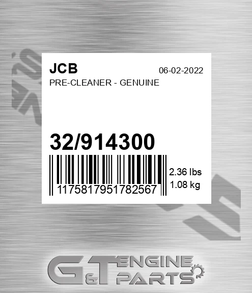 32/914300 Pre-cleaner - Genuine
