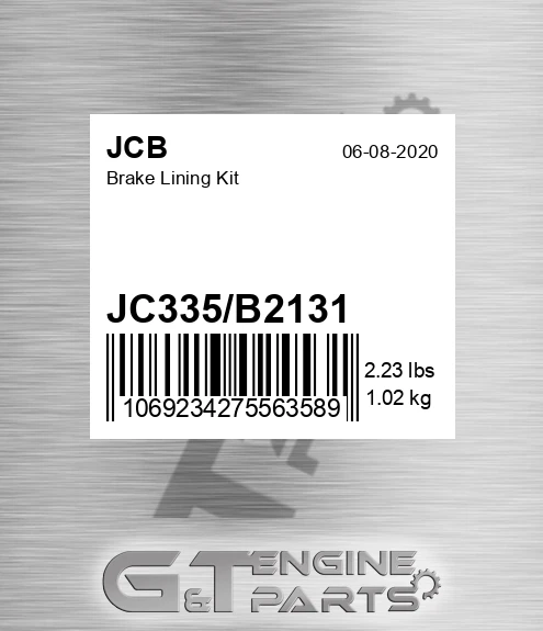 JC335-B2131 Brake Lining Kit