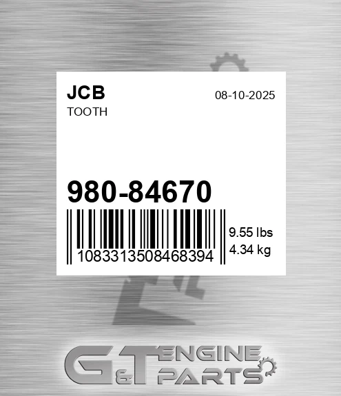 980/84670 Tooth