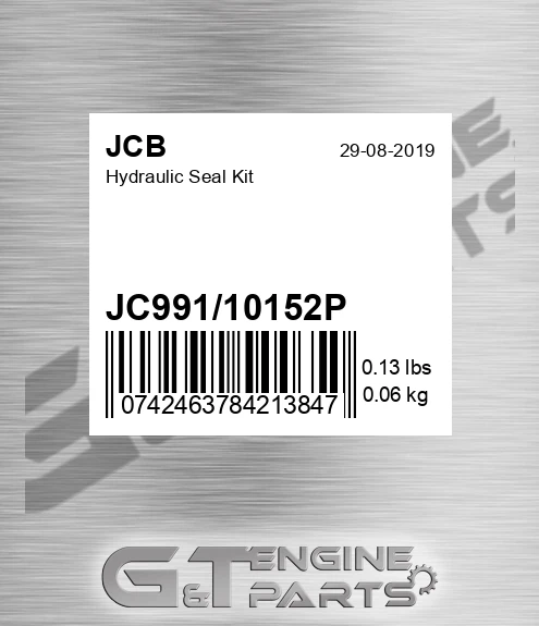 JC991/10152P Hydraulic Seal Kit