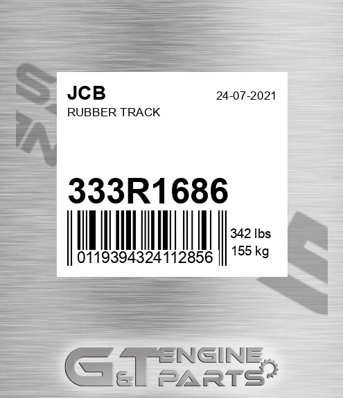 333/R1686 Rubber Track