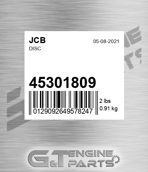 453/01809 Disc