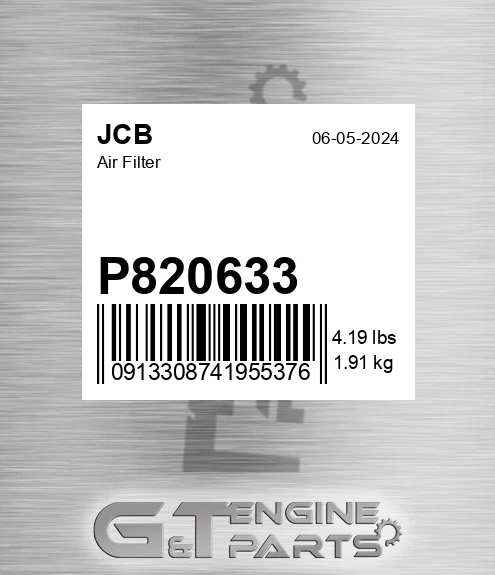 P820633 Air Filter
